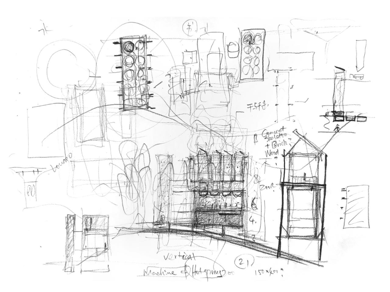 BIM建筑|雾灵山眼石汤泉,林中仪器 / 直向建筑 BIM建筑|雾灵山眼石汤泉,林中仪器 / 直向建筑