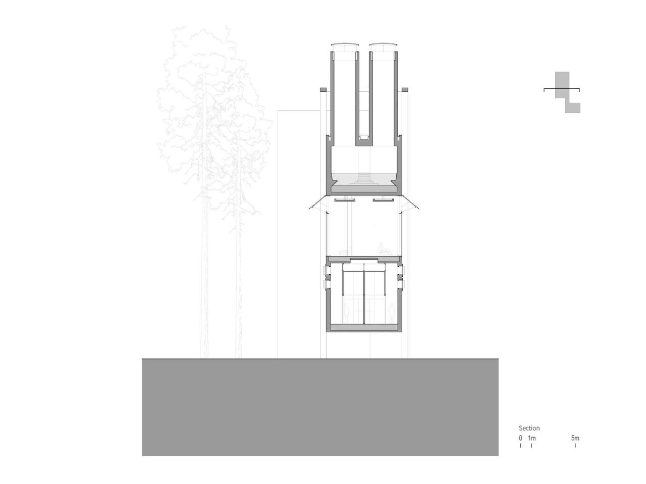 BIM建筑|雾灵山眼石汤泉,林中仪器 / 直向建筑 BIM建筑|雾灵山眼石汤泉,林中仪器 / 直向建筑