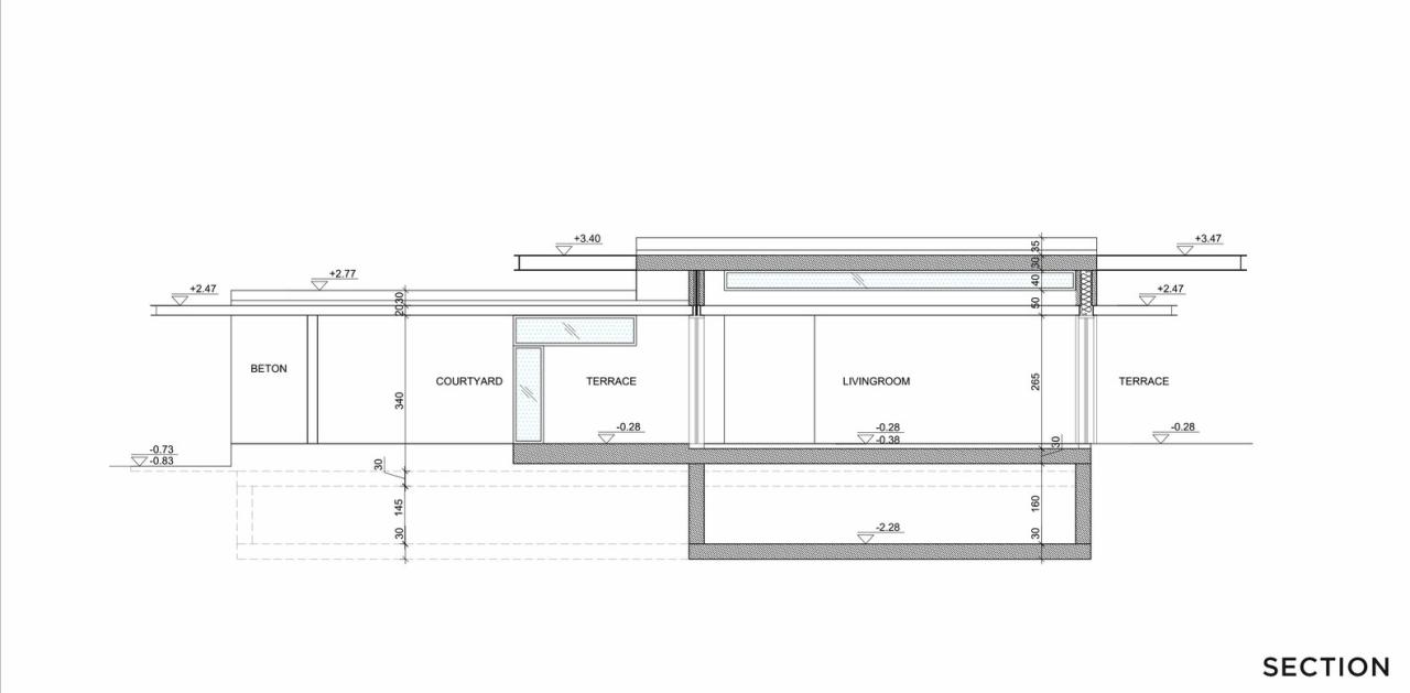 森林流经的房子混凝土和玻璃相结合度假别墅设计 森林流经的房子混凝土和玻璃相结合度假别墅设计