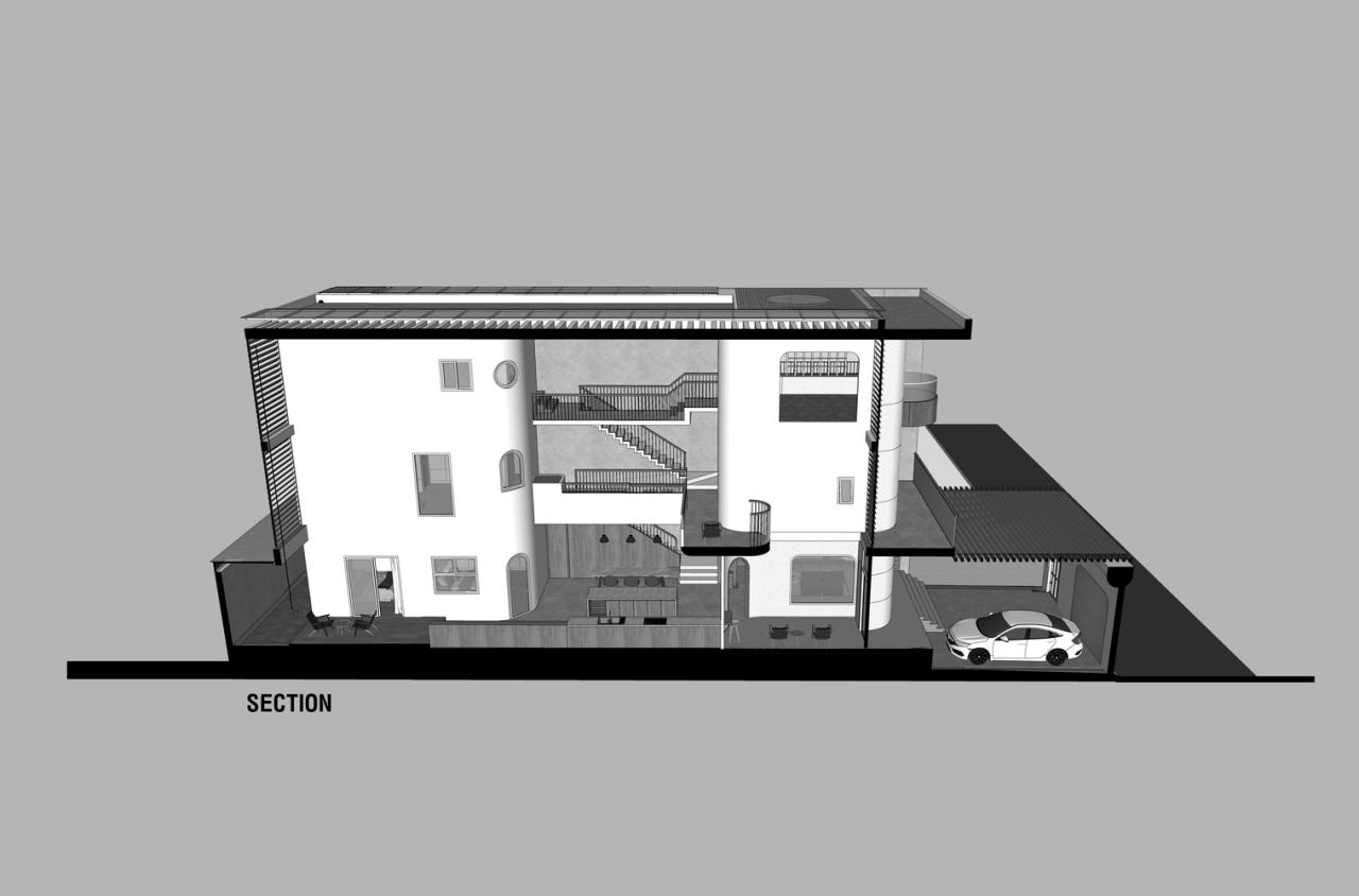 回归老街区的温暖森林露营灵感下的暮年居所别墅设计 回归老街区的温暖森林露营灵感下的暮年居所别墅设计