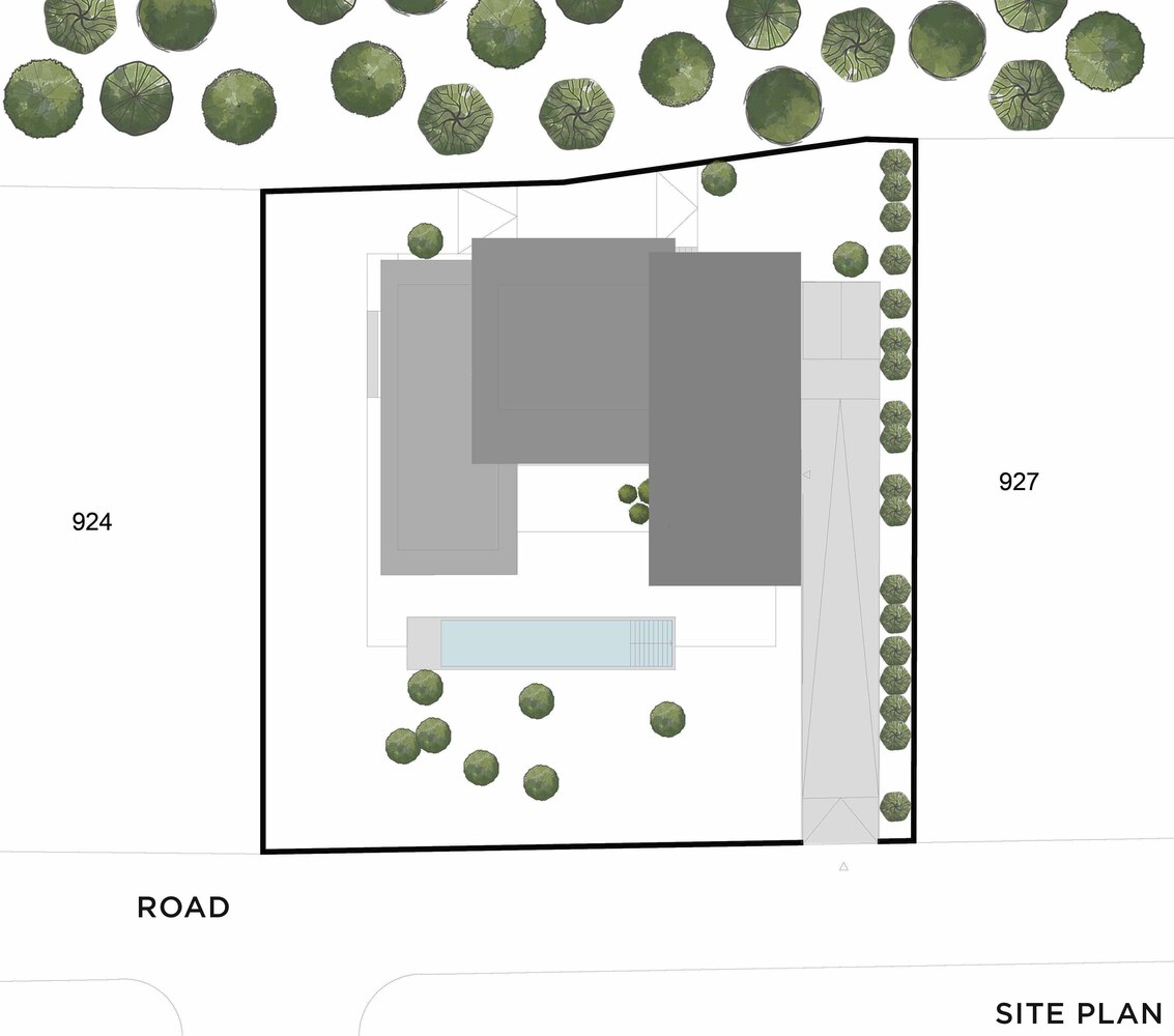 森林流经的房子混凝土和玻璃相结合度假别墅设计 森林流经的房子混凝土和玻璃相结合度假别墅设计