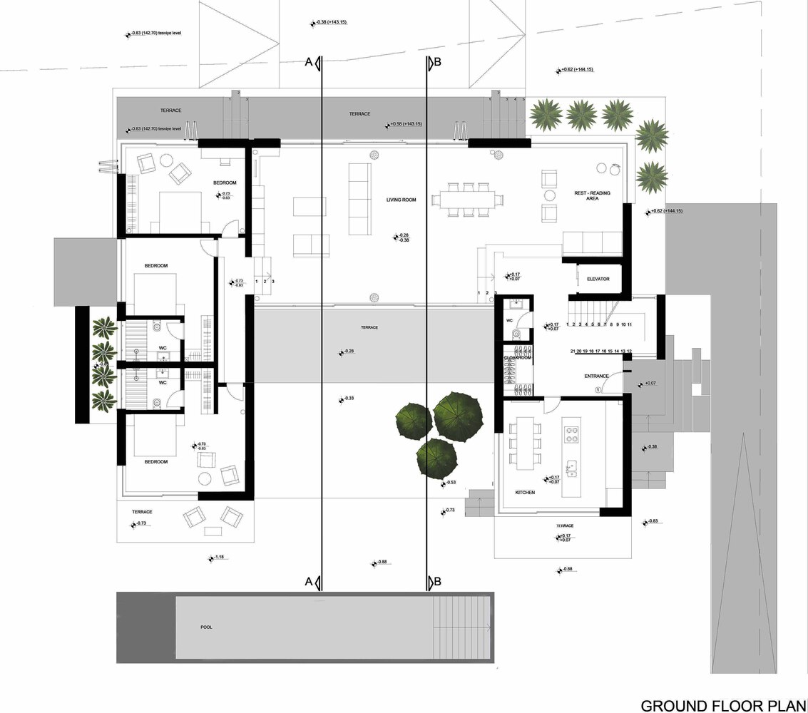 森林流经的房子混凝土和玻璃相结合度假别墅设计 森林流经的房子混凝土和玻璃相结合度假别墅设计