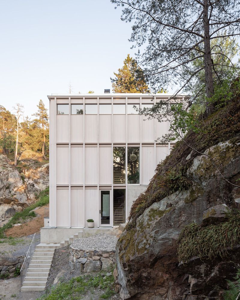 海峡边建筑奇迹挑战地形打造绝美视野的木质别墅设计 海峡边建筑奇迹挑战地形打造绝美视野的木质别墅设计